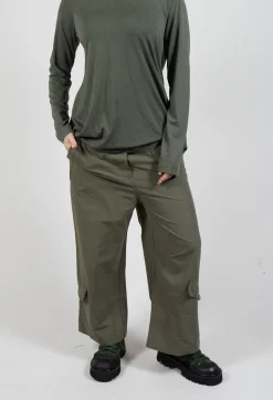 Straight Leg Utility Trousers in Camp