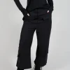 Straight Leg Utility Trousers in Black