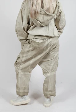Straight Leg Utility Trousers in Eraser