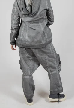 Straight Leg Utility Trousers in Pencil Cloud