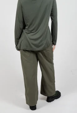 Straight Leg Utility Trousers in Camp