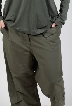 Straight Leg Utility Trousers in Camp