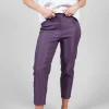 Straight Leggings in Deep Purple