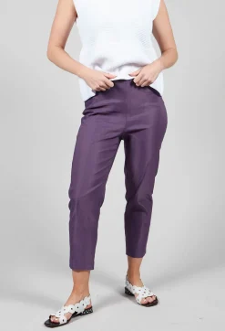 Straight Leggings in Deep Purple