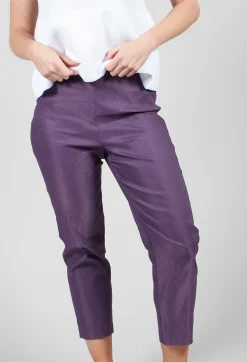 Straight Leggings in Deep Purple