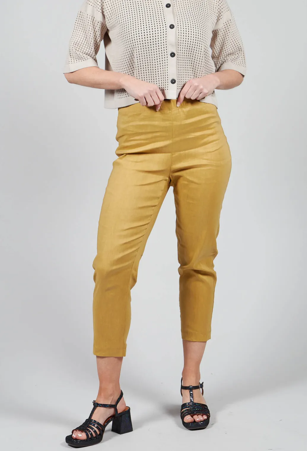 Straight Leggings in Mustard