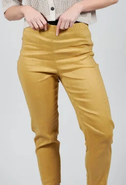 Straight Leggings in Mustard