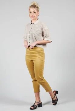 Straight Leggings in Mustard