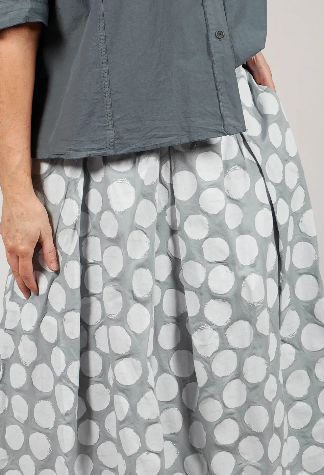 Straight Skirt in Ghiaccio