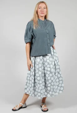 Straight Skirt in Ghiaccio