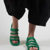 Strappy Sandals in Verde