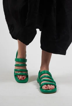 Strappy Sandals in Verde