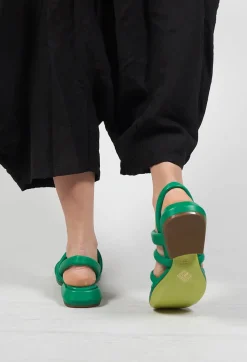 Strappy Sandals in Verde