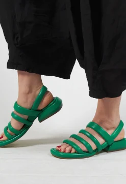 Strappy Sandals in Verde
