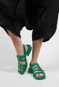 Strappy Sandals in Verde