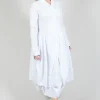 Stretch Fit Coat in White