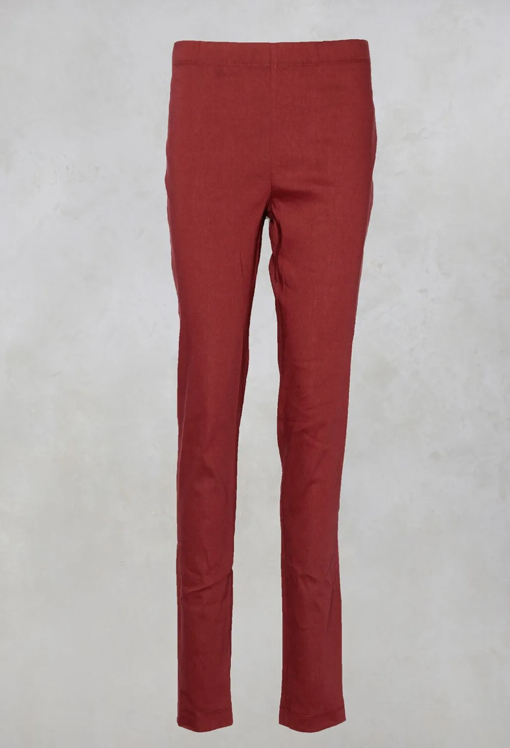 Stretch Fit Leggings in Burgundy