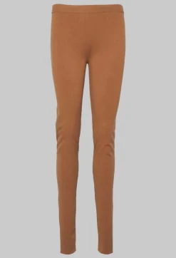 Stretch Fit Long Leggings in Tobacco