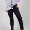 Stretchy Trousers with Pockets in Night