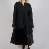 Stripe Coat in Black