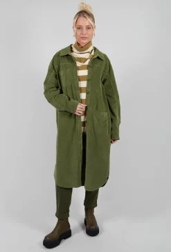 Stripe Roll Neck Jumper in Riga Cedro