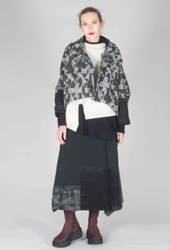 Stripe Skirt in Black