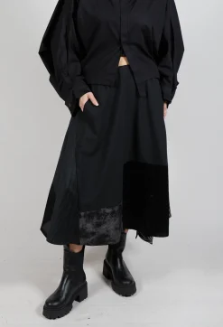 Stripe Skirt in Black