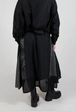 Stripe Skirt in Black