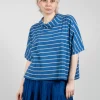 Striped Cotton Top in Sabbia