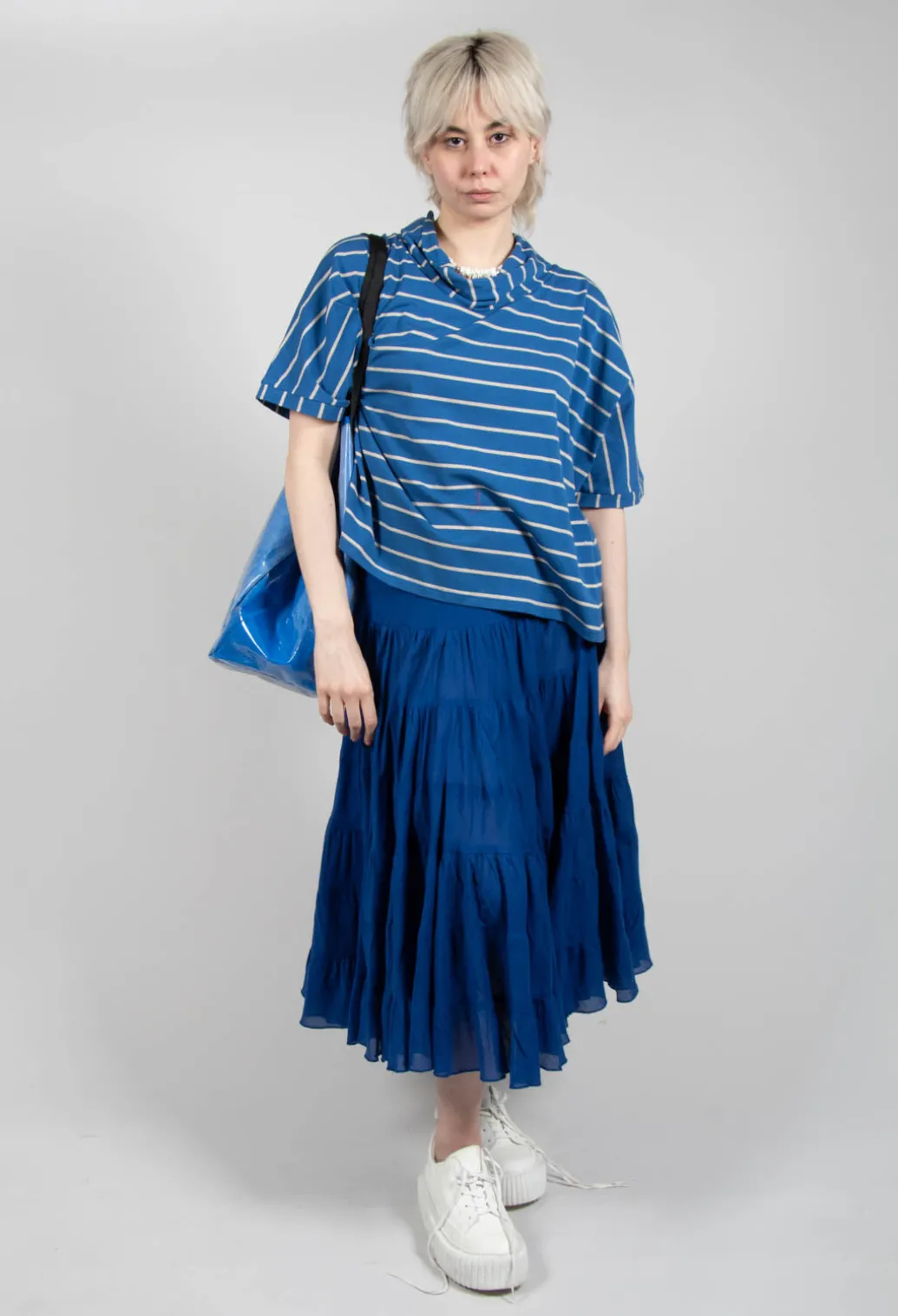 Striped Cotton Top in Sabbia