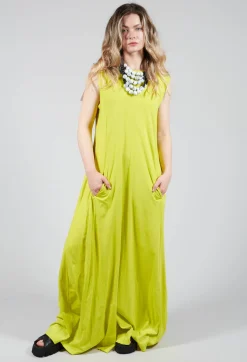 Striped Dye Effect Overalls with V Back in Spring
