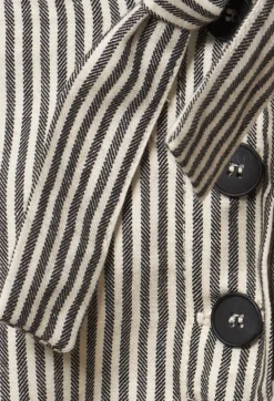 Striped High Waisted Peg Trousers in Unique