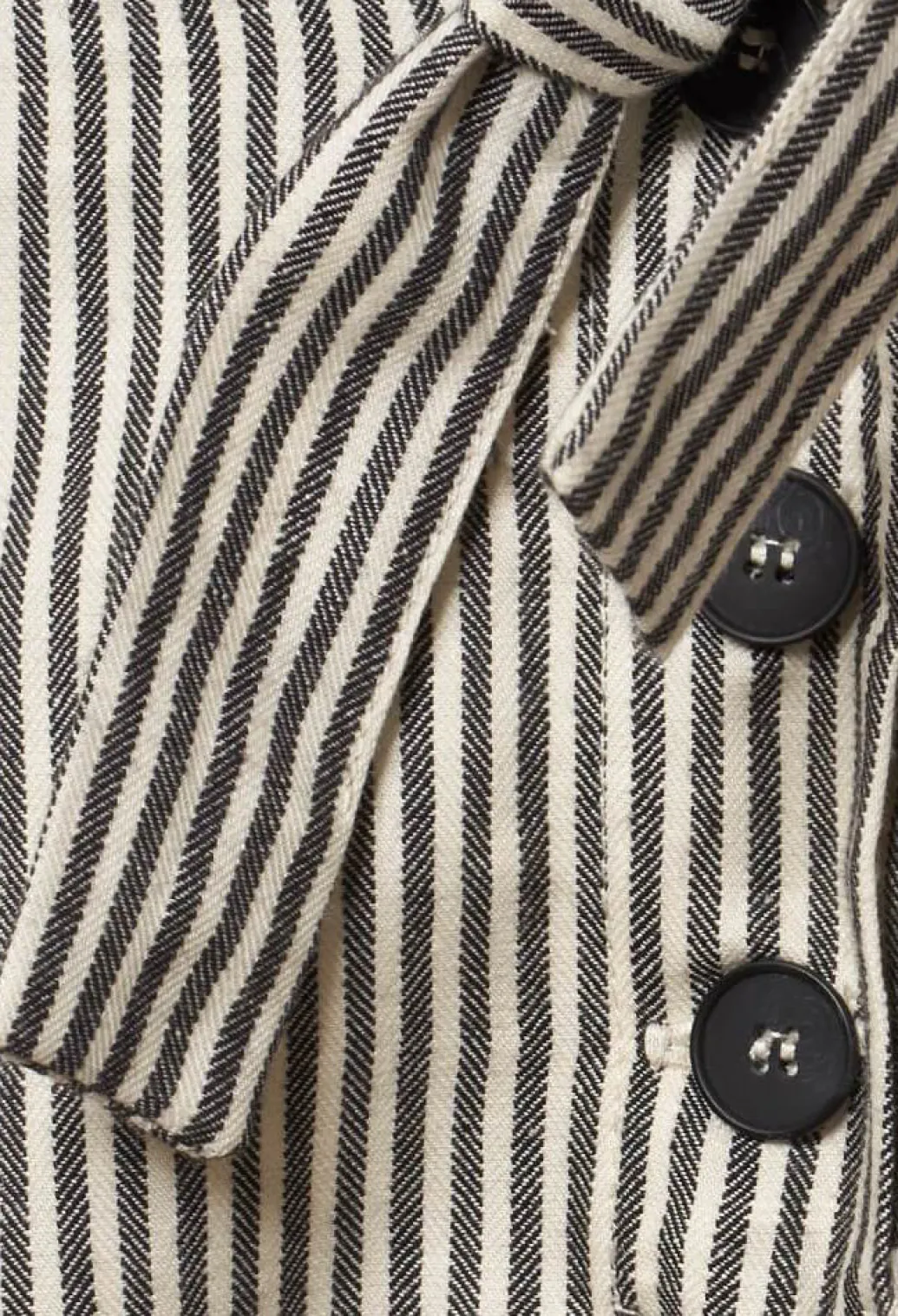 Striped High Waisted Peg Trousers in Unique