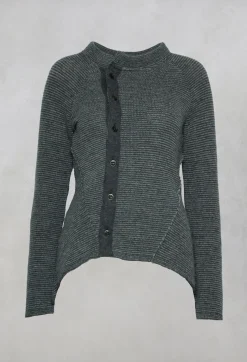 Striped Knit Cardigan