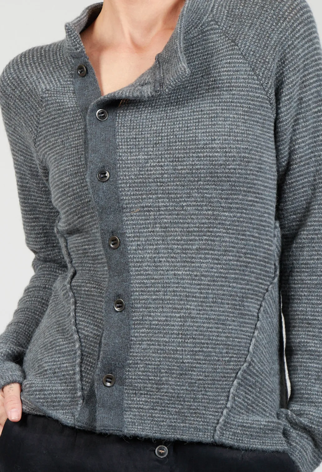 Striped Knit Cardigan