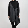 Striped Pinu Dress in Black and White