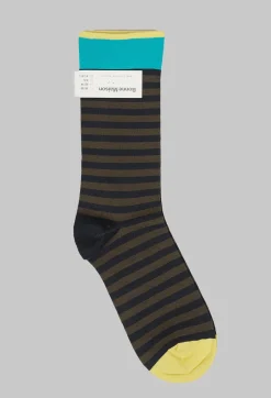 Striped Socks in Rayure Ardoise