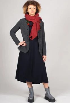 Striped Structured Jacket in Millerighe