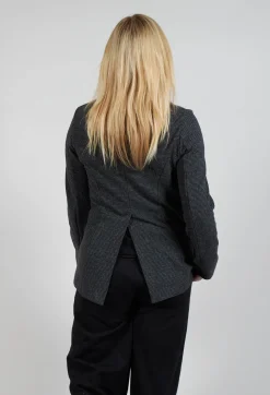 Striped Structured Jacket in Millerighe