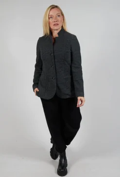 Striped Structured Jacket in Millerighe