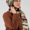 Striped Wool Hat in Greige