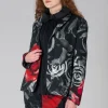 Structured Blazer in Rose Print