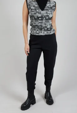 Structured Trousers in Black