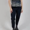 Structured Trousers in Navy
