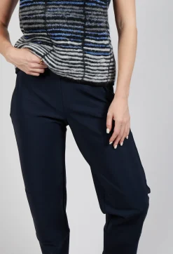 Structured Trousers in Navy