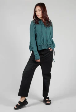 Studded Trousers in Black