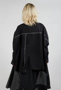 Subtle Stripe Shirt in Black