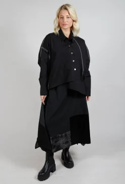 Subtle Stripe Shirt in Black