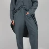 Subtle Stripe Trousers in Grey