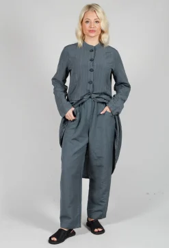 Subtle Stripe Trousers in Grey